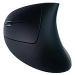 Mouse Vertical Ergonómico Inalámbrico Zurdo Tecmaster 1600 Dpi Negro