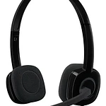 Audifono Logitech H151 Stereo Con Microfono Y Susp De Ruido Color Negro