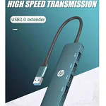 Hp Dhc-ct100 Adaptador Hub Con 4 Puertos Usb 3.0 5gbps 5v