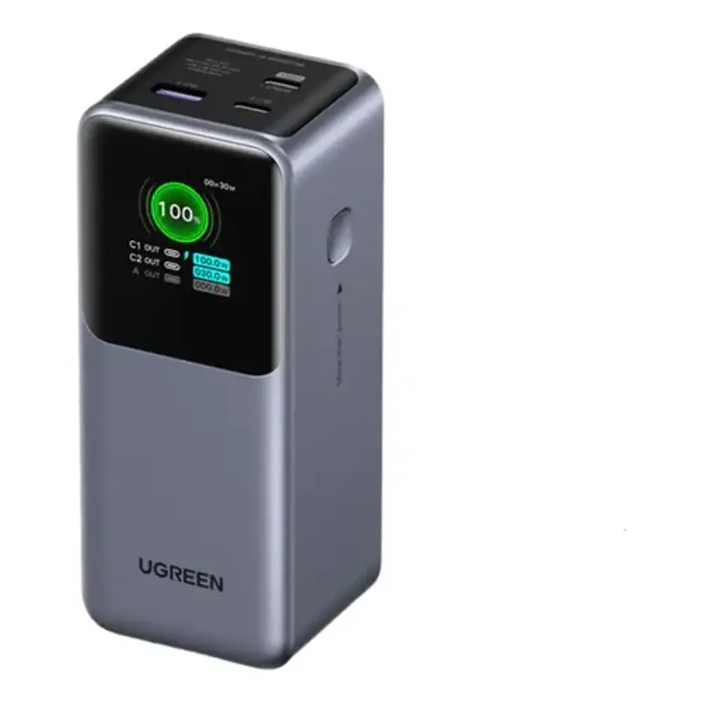Power bank Ugreen PB721 20.000 mAh con pantalla negro