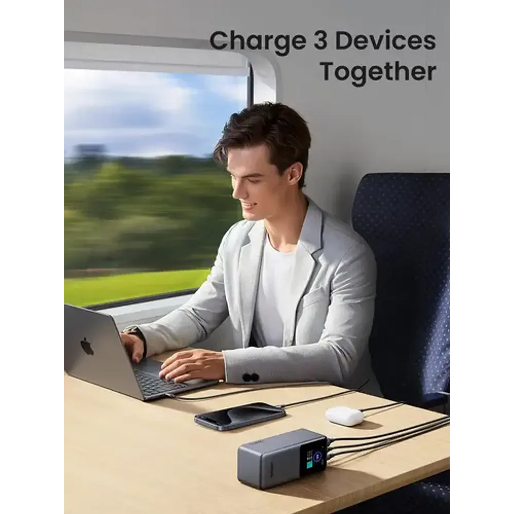 Power bank Ugreen PB721 20.000 mAh con pantalla negro