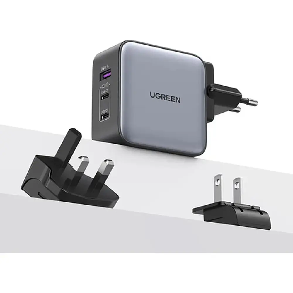 Cargador de viaje Ugreen Nexode CD296 GaN 65W