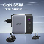 Cargador de viaje Ugreen Nexode CD296 GaN 65W