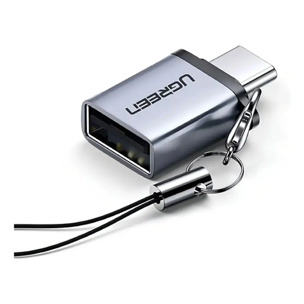 Adaptador OTG Ugreen US270 USB-C 3.1 a USB-A 3.0 de aluminio