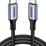 Cable Usb-c / Usb-c 3.1 Datapower 100w Max 1 Metro Reforzado Negro Ugreen Us300
