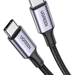 Cable Usb-c / Usb-c 3.1 Datapower 100w Max 1 Metro Reforzado Negro Ugreen Us300