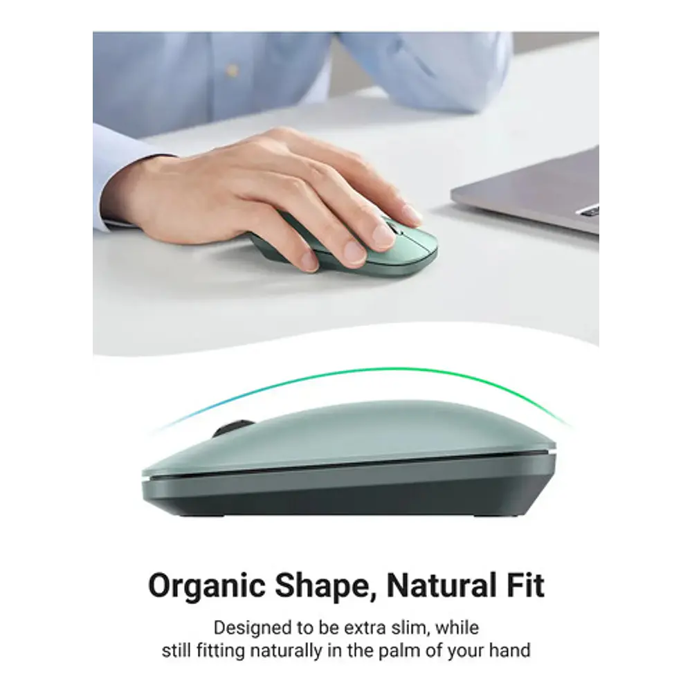 Ugreen Mouse Inalámbrico Ultradelgado Verde