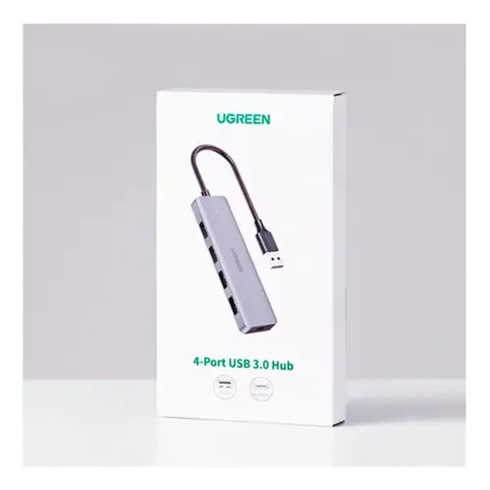 Hub Usb-a De 4 Puertos Usb-a 3.0 Con Pd Aluminio Ugreen Cm219
