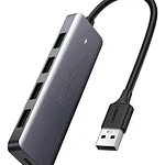 Hub Usb-a De 4 Puertos Usb-a 3.0 Con Pd Aluminio Ugreen Cm219