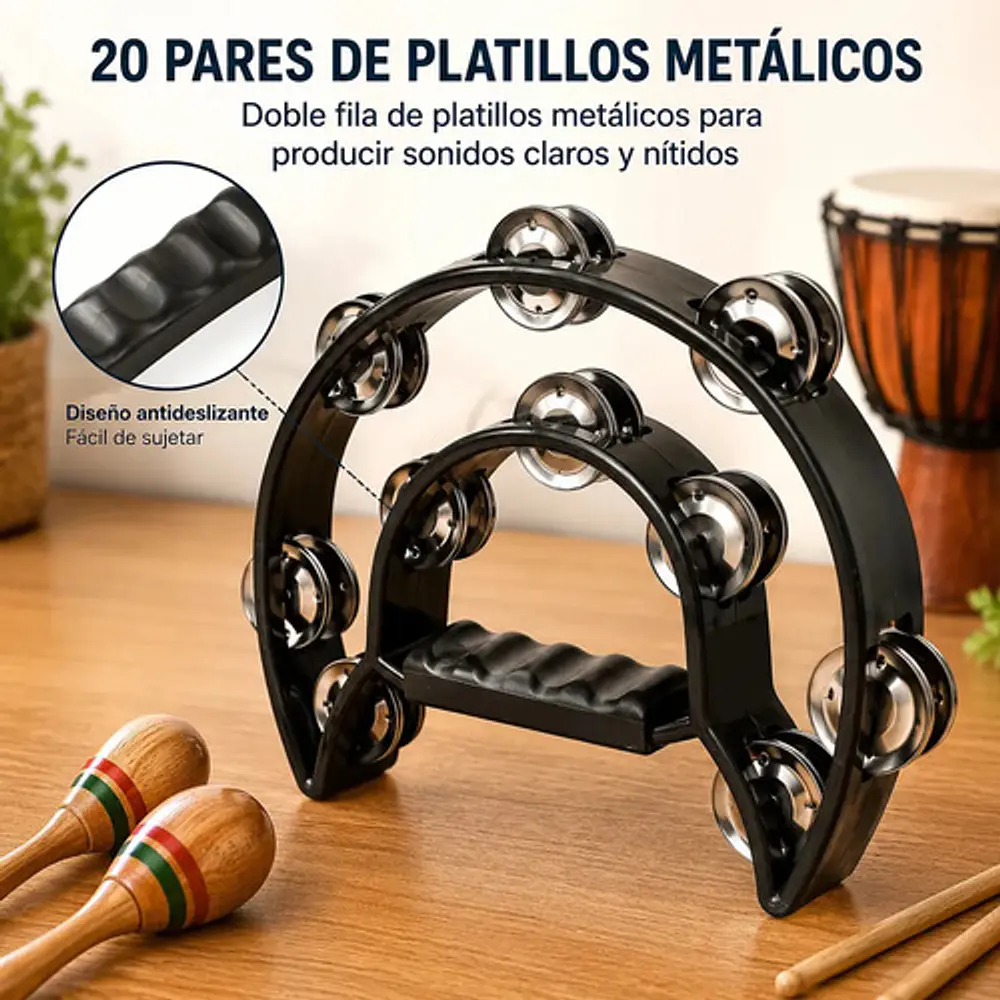 Pandero media luna Hendrix 