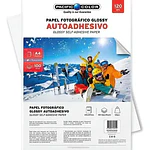 Papel Fotográfico Adhesivo Glossy A4 100 Hojas 120 Gr.