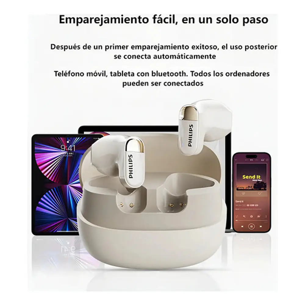 Audífonos Philips TAT2169 Bluetooth TWS azules