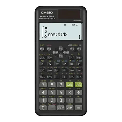 Calculadora científica Casio FX-991LA Plus 2da generación negra