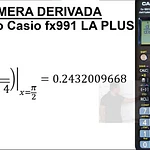 Calculadora científica Casio FX-991LA Plus 2da generación negra