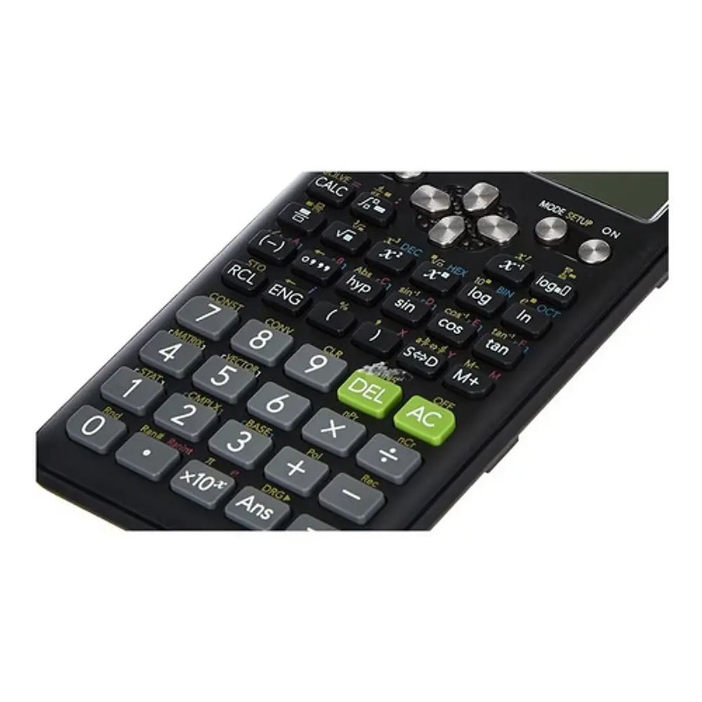 Calculadora científica Casio FX-991LA Plus 2da generación negra