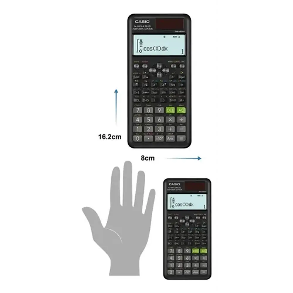 Calculadora científica Casio FX-991LA Plus 2da generación negra