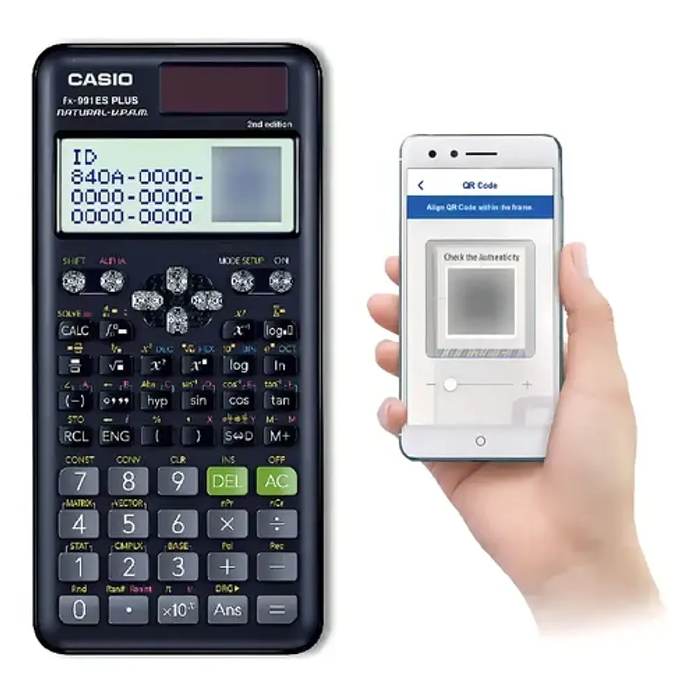 Calculadora científica Casio FX-991LA Plus 2da generación negra