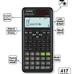 Calculadora científica Casio FX-991LA Plus 2da generación negra