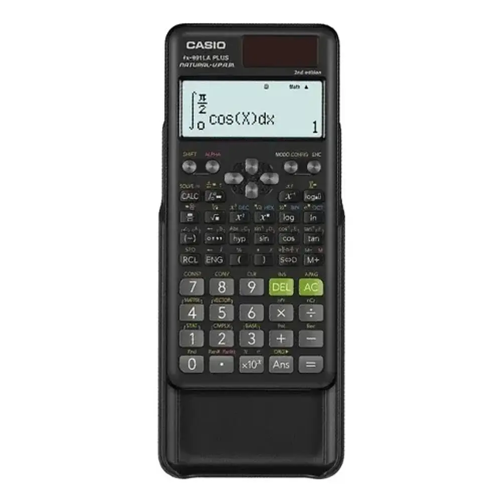 Calculadora científica Casio FX-991LA Plus 2da generación negra
