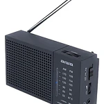Radio Analógico Aiwa Am/fm De Bolsillo Negro