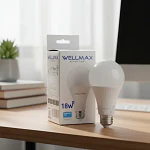 Ampolleta LED Wellmax Ballet A65 18W E27 luz fría