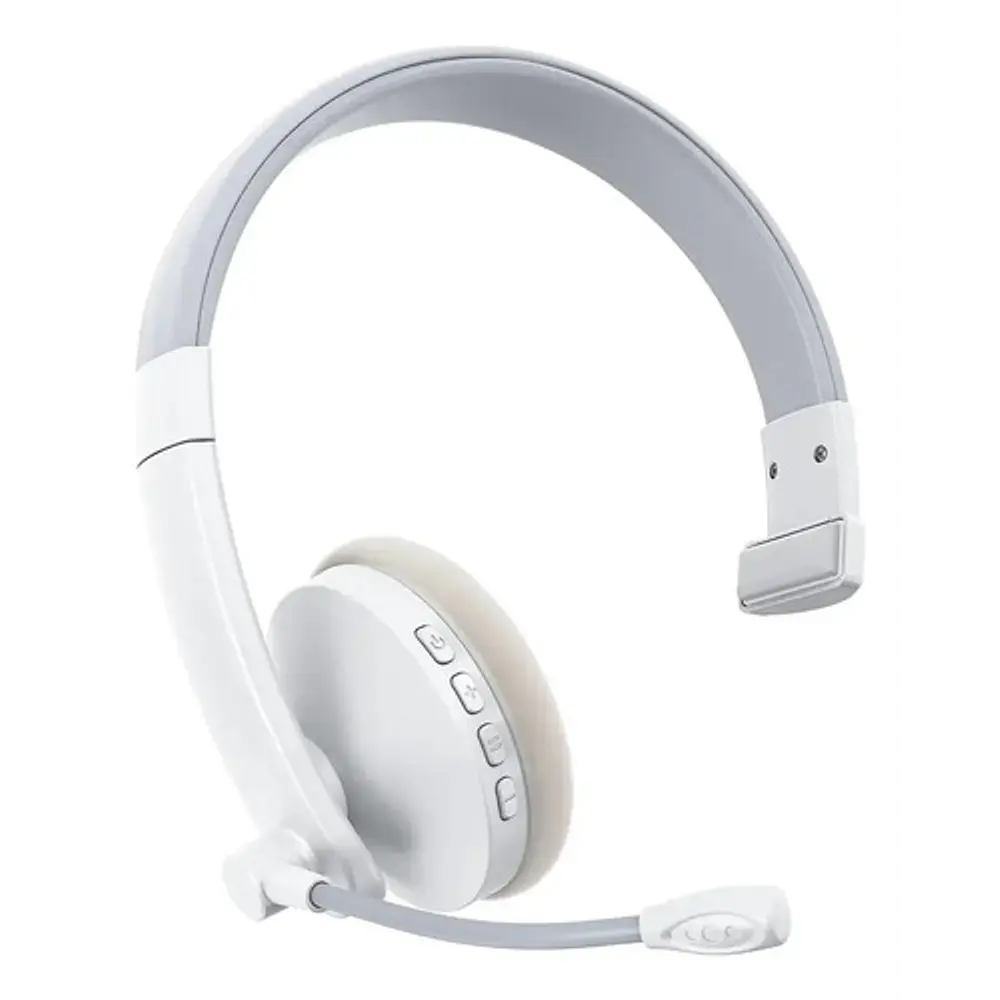 Audifono Bluetooth Con Microfono Video Llamada Bth002 Blanco