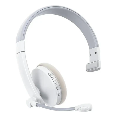 Audifono Bluetooth Con Microfono Video Llamada Bth002 Blanco