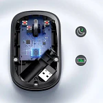Ratón Inalámbrico Ugreen Slim, 2,4 G, 4000 Dpi, Negro