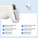 Audífonos Philips TAT2169 Bluetooth in-ear blancos