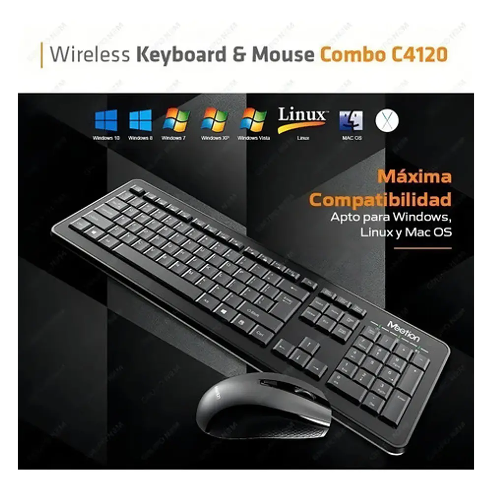 Combo teclado y mouse Meetion C4120