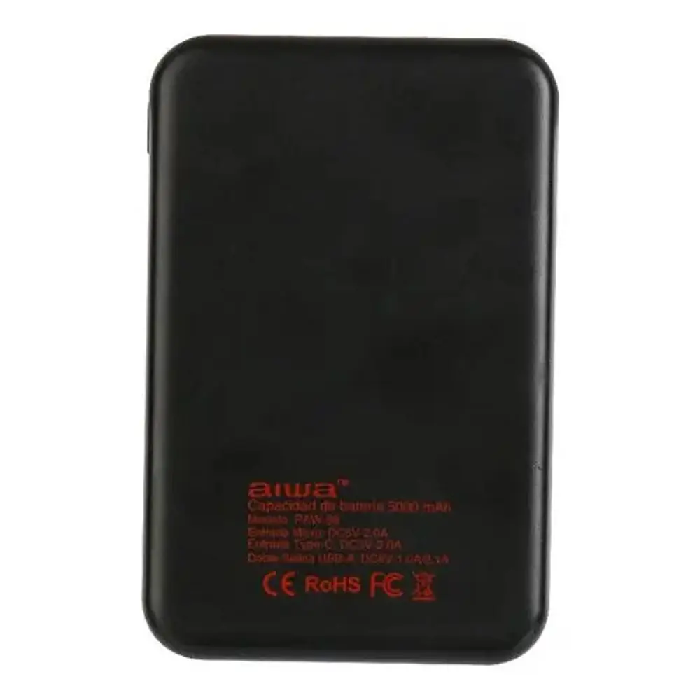 Power bank Aiwa PAW-68 5000 mAh negro