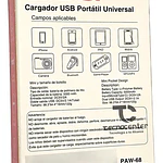 Power bank Aiwa PAW-68 5000 mAh negro