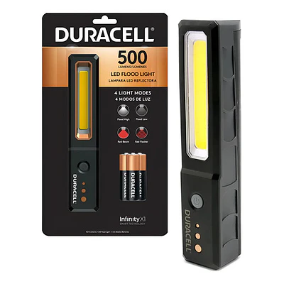 Linterna de trabajo LED Duracell 500 lúmenes