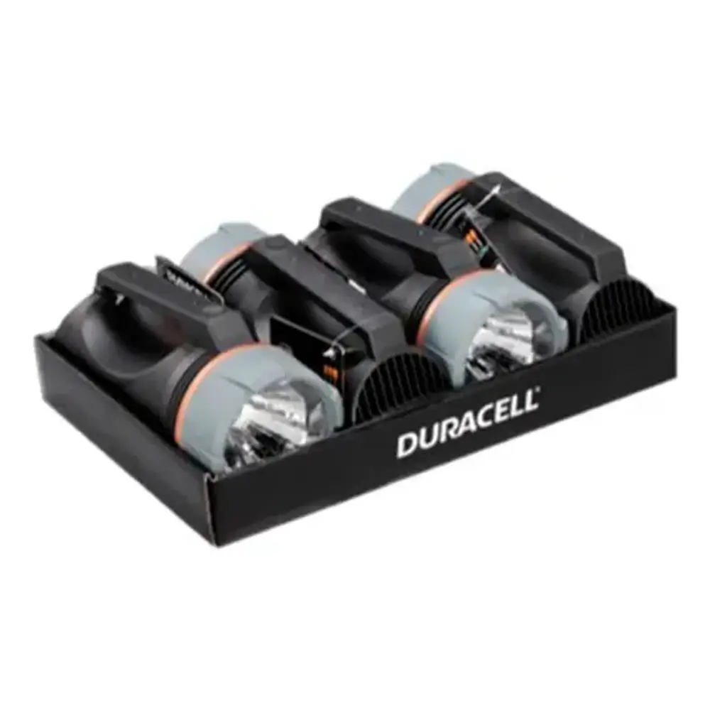 Farol LED Duracell 100 lúmenes negro