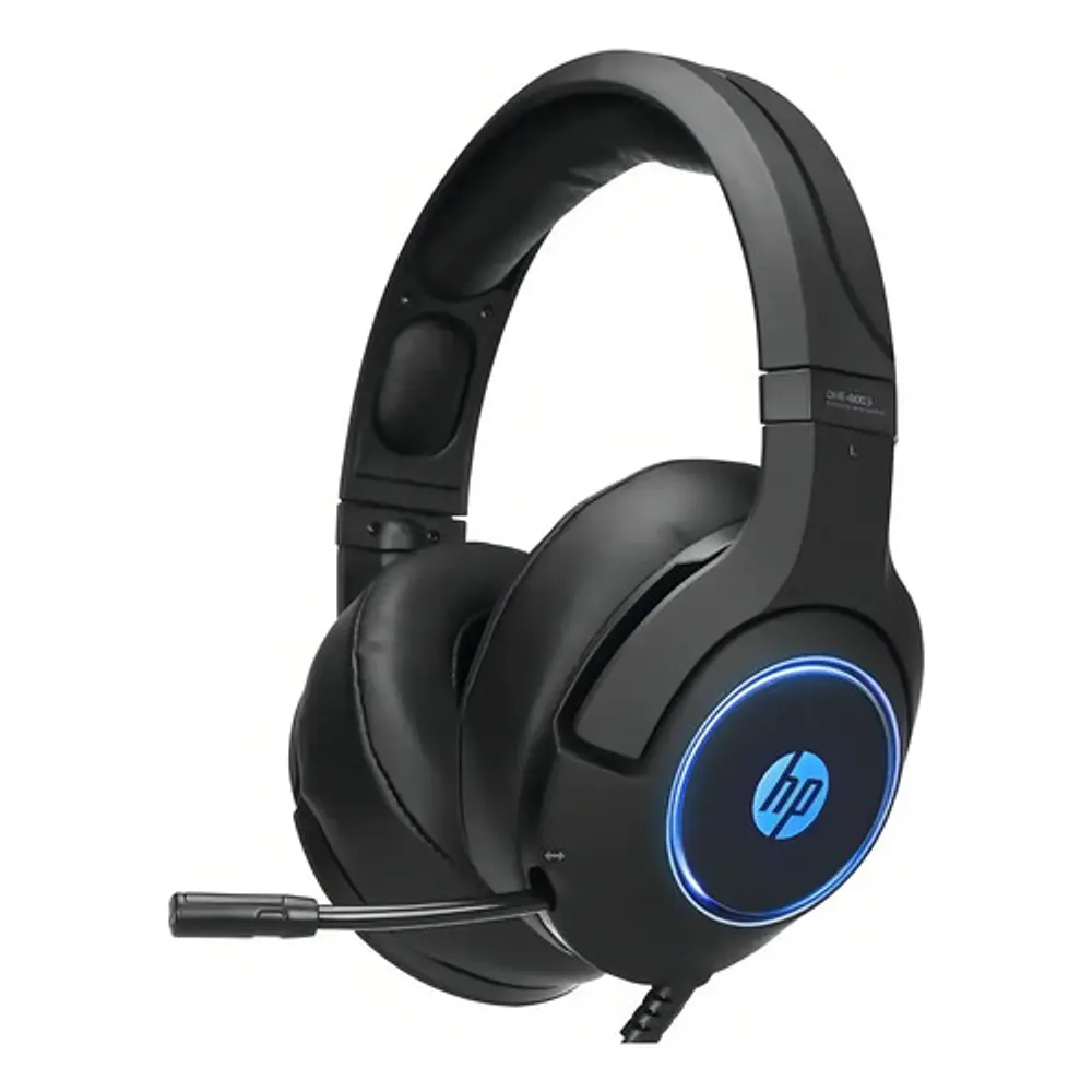 Auriculares gamer HP DHE-8003 negros