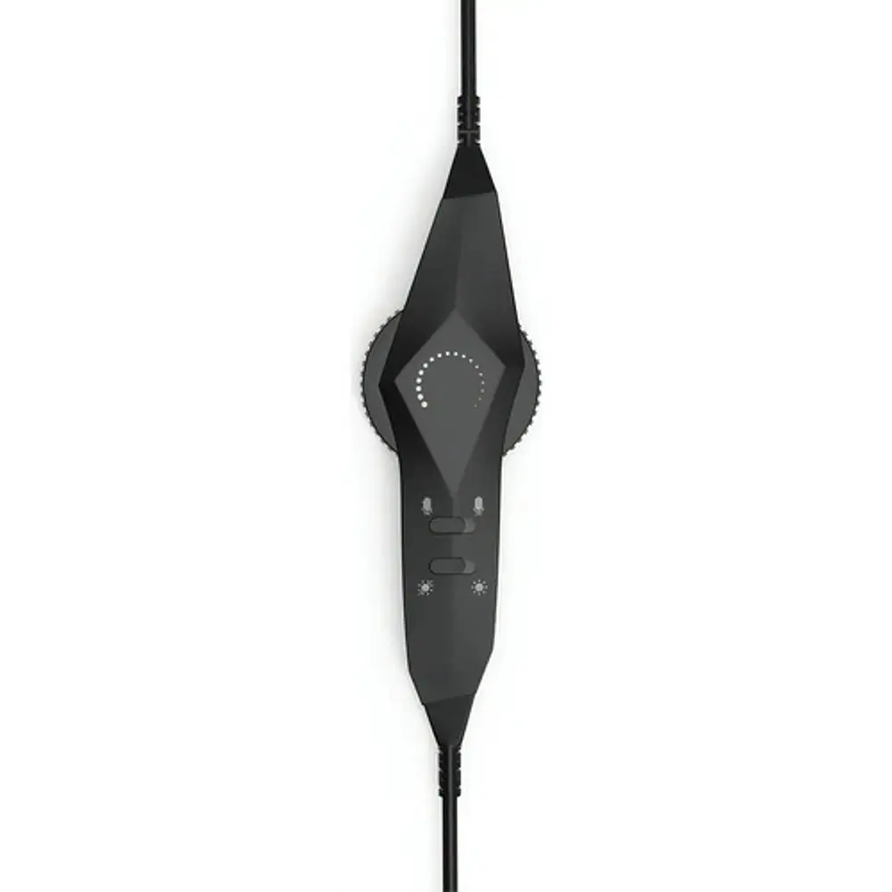 Auriculares gamer HP DHE-8003 negros