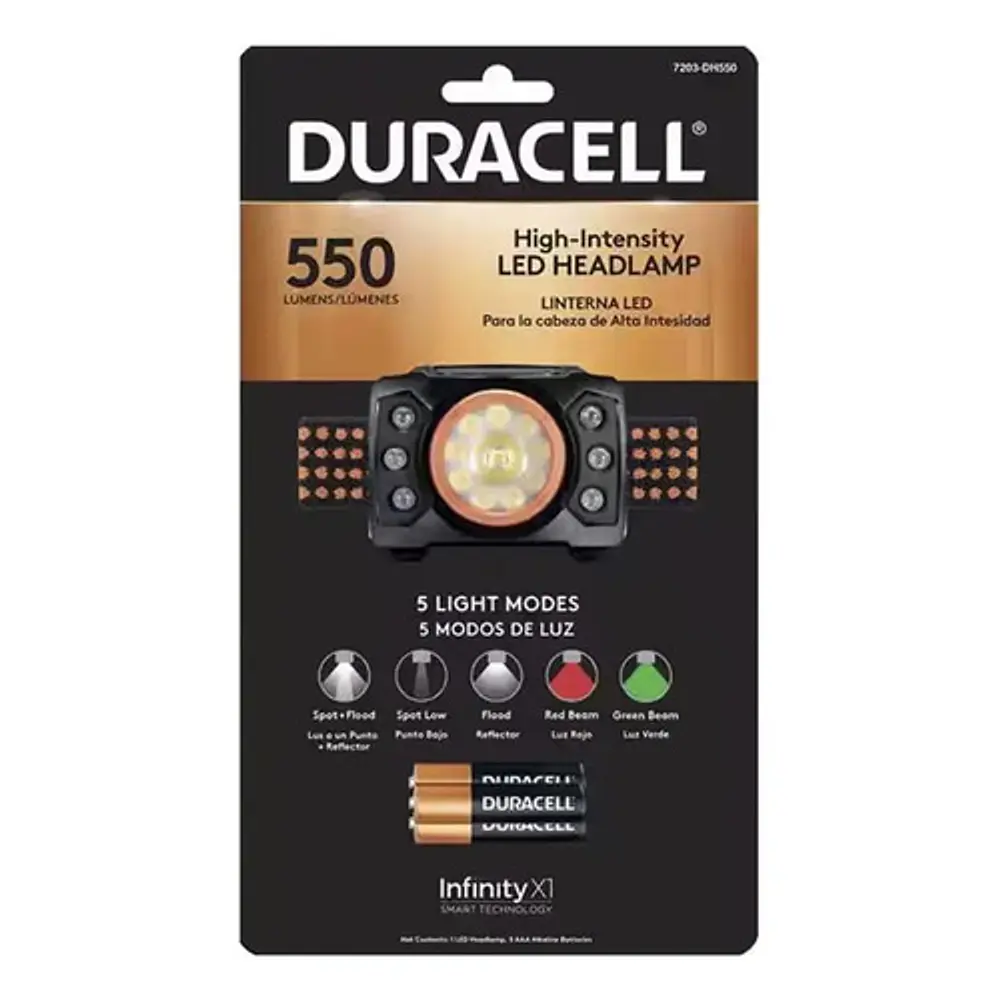 Linterna de cabeza LED Duracell 7203-DH550
