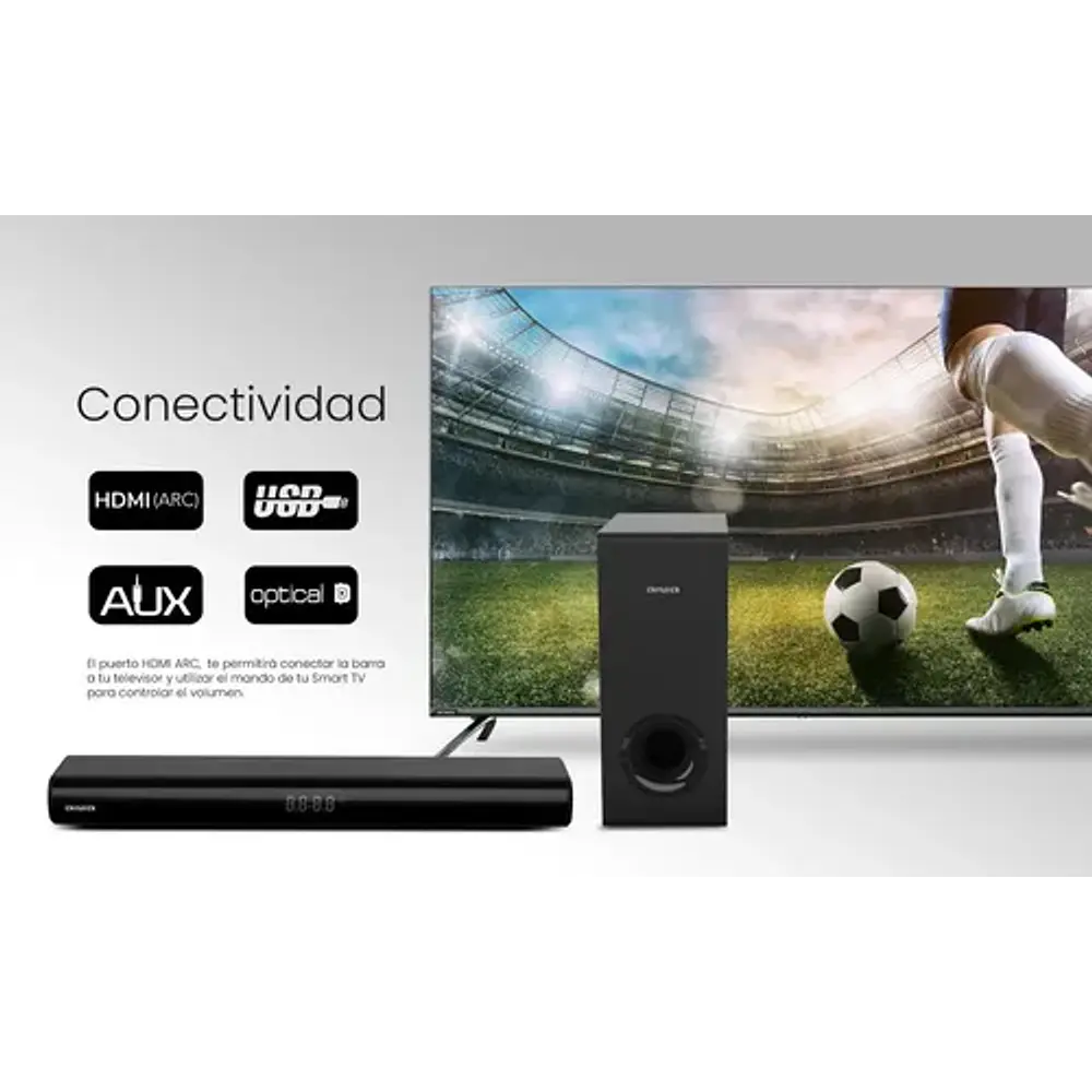 Barra de sonido Aiwa AWSBC800WW Bluetooth 2.1