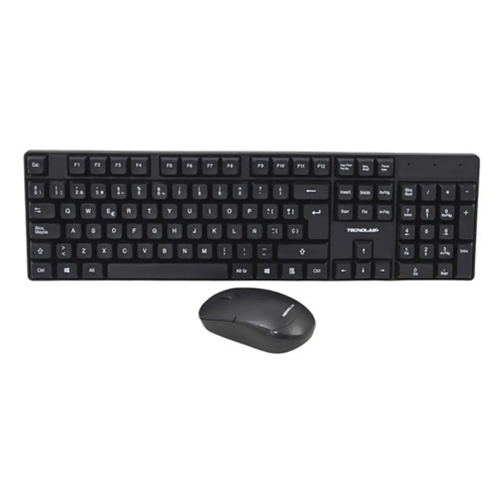 Kit teclado y mouse inalámbrico Tecnolab TL645 negro