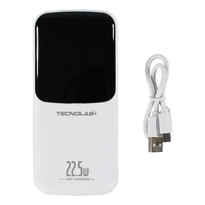 Powerbank Tecnolab 15000mah 22,5w Incluye 4 Cables,
