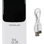 Powerbank Tecnolab 15000mah 22,5w Incluye 4 Cables,