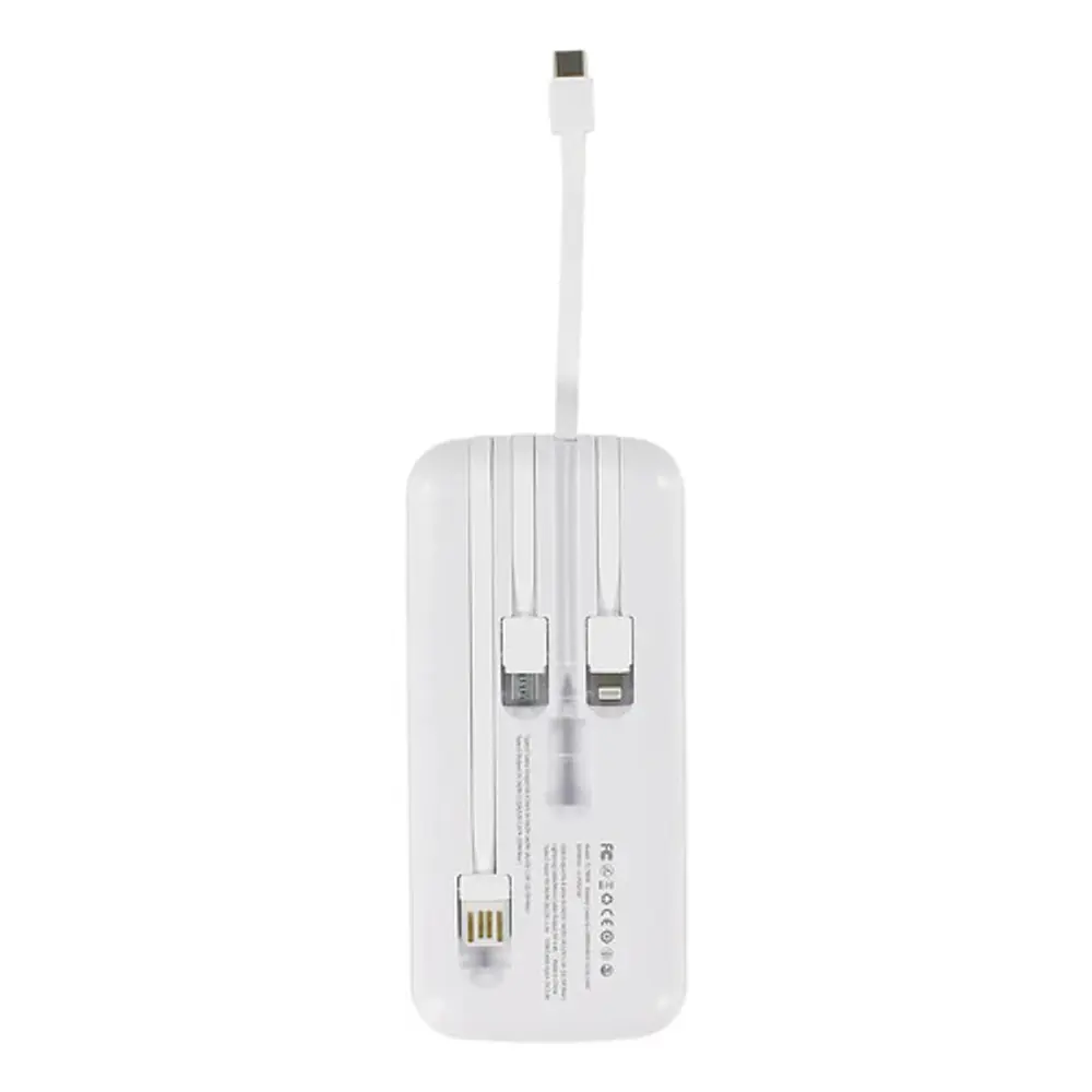 Powerbank Tecnolab 15000mah 22,5w Incluye 4 Cables,