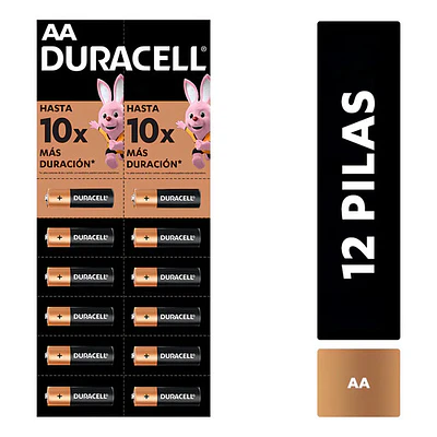 Duracell Alcalina S147ducbaa12u Aa Cilíndrica