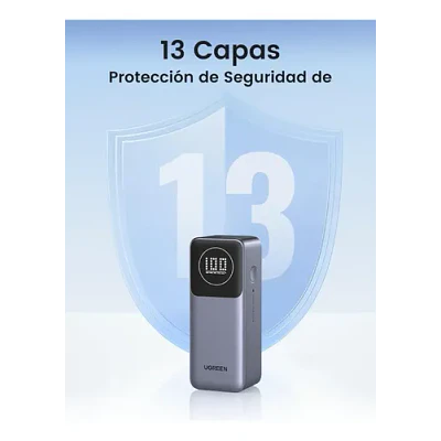 Power bank Ugreen 12000 mAh 100W gris