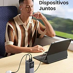 Power bank Ugreen 12000 mAh 100W gris