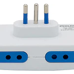 Enchufe Cuádruple 2p + T 10a 250v, Blanco, Philco Color Blanco