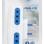 Enchufe Cuádruple 2p + T 10a 250v, Blanco, Philco Color Blanco
