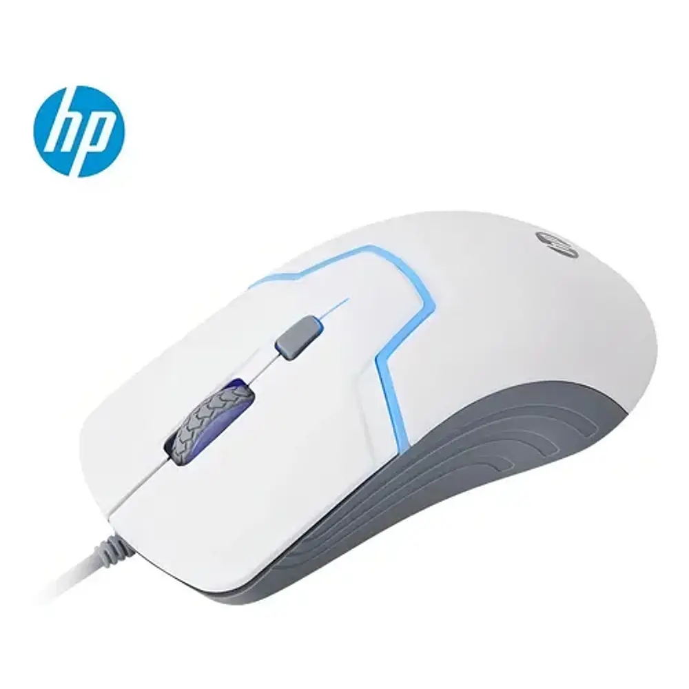 Mouse gamer HP M100 blanco