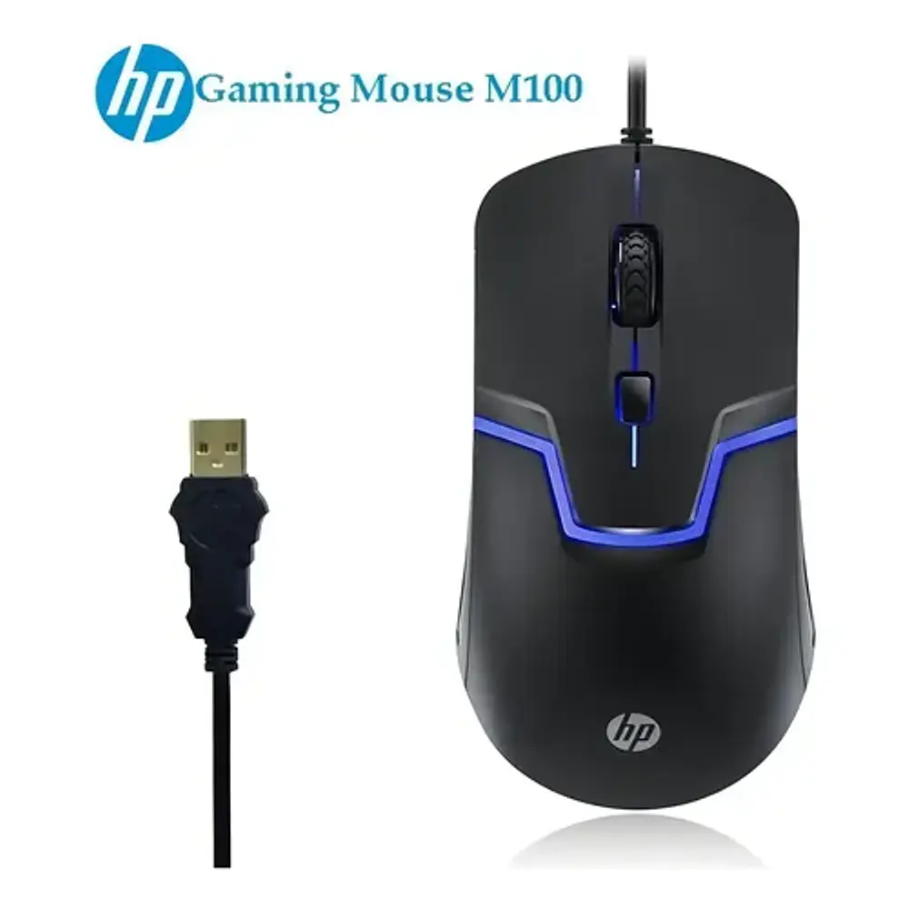 Mouse gamer HP M100 blanco