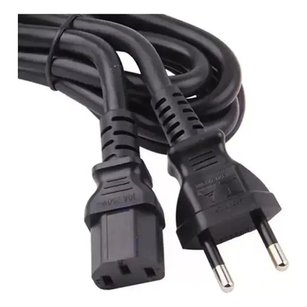 Cable de poder  1,5 metros negro